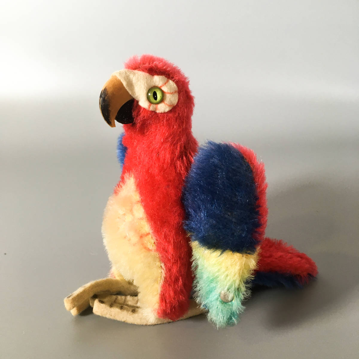 シュタイフ ビンテージ STEIFF テディベア オウム インコ 鳥