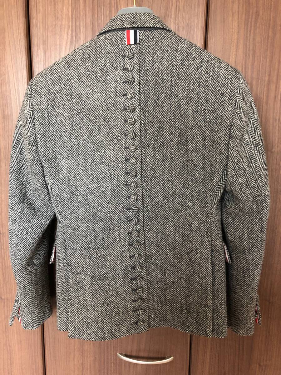 THOM BROWNE ジャケット 0 17AW 00 ハリスツイード ヘリンボーン トム 