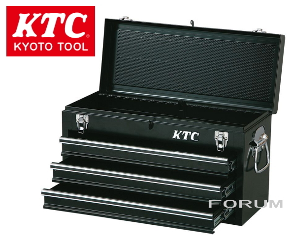 KTC☆ ツールチェスト (3段3引出し) 工具箱 SKX0213BK (ソリッドブラック) ★ ツールケース ★ チェスト