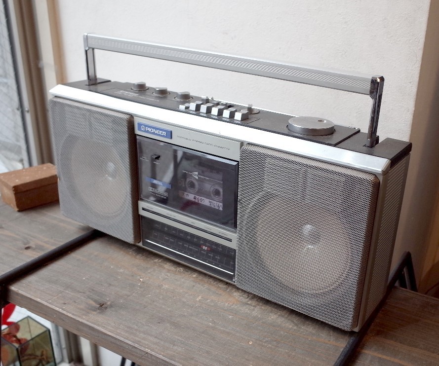 Pioneer パイオニア SK-350 ラジカセ 簡易動作確認済み SK-350 PIONEER Yahoo!オークション パイオニア ランナ 大型ラジカセ