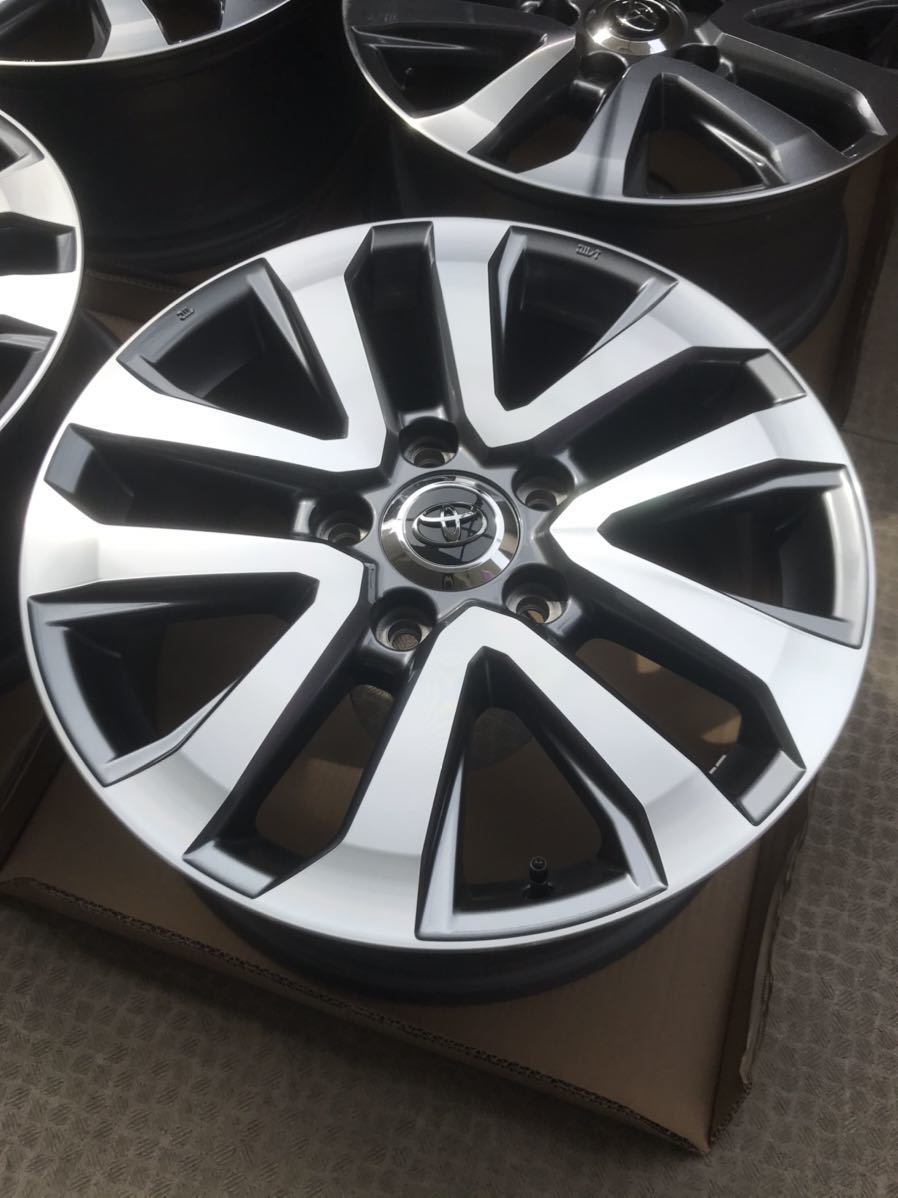 ランドクルーザー 200 ZX 後期 純正 アルミホイール 20インチ 20×8.5J +58 PCD150 5H 新車外し ４本 ランクル200 レクサスLX570