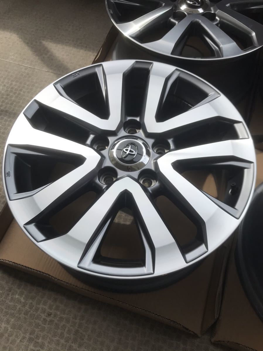 ランドクルーザー 200 ZX 後期 純正 アルミホイール 20インチ 20×8.5J +58 PCD150 5H 新車外し ４本 ランクル200 レクサスLX570