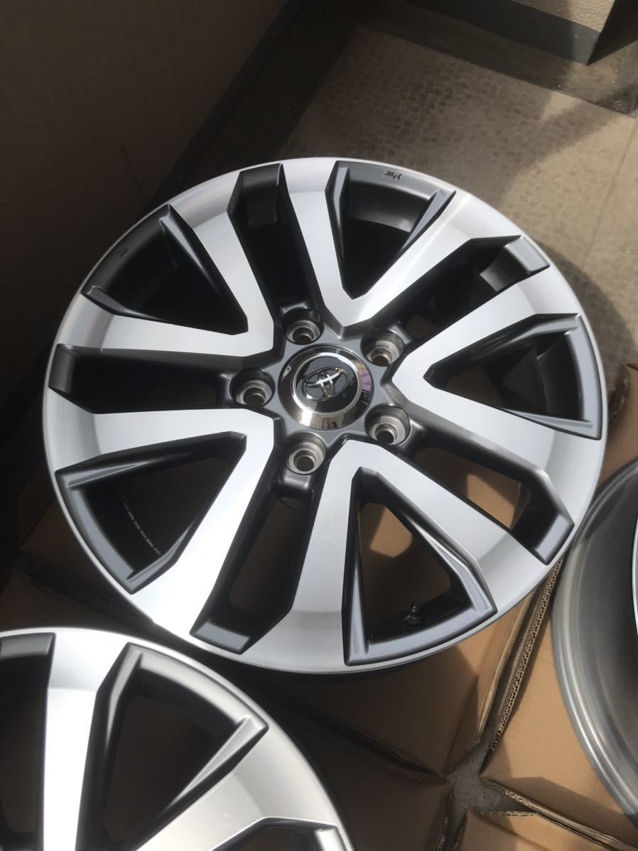 ランドクルーザー 200 ZX 後期 純正 アルミホイール 20インチ 20×8.5J +58 PCD150 5H 新車外し ４本 ランクル200 レクサスLX570
