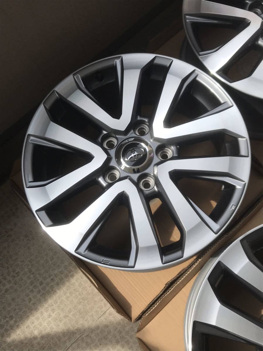 ランドクルーザー 200 ZX 後期 純正 アルミホイール 20インチ 20×8.5J +58 PCD150 5H 新車外し ４本 ランクル200 レクサスLX570