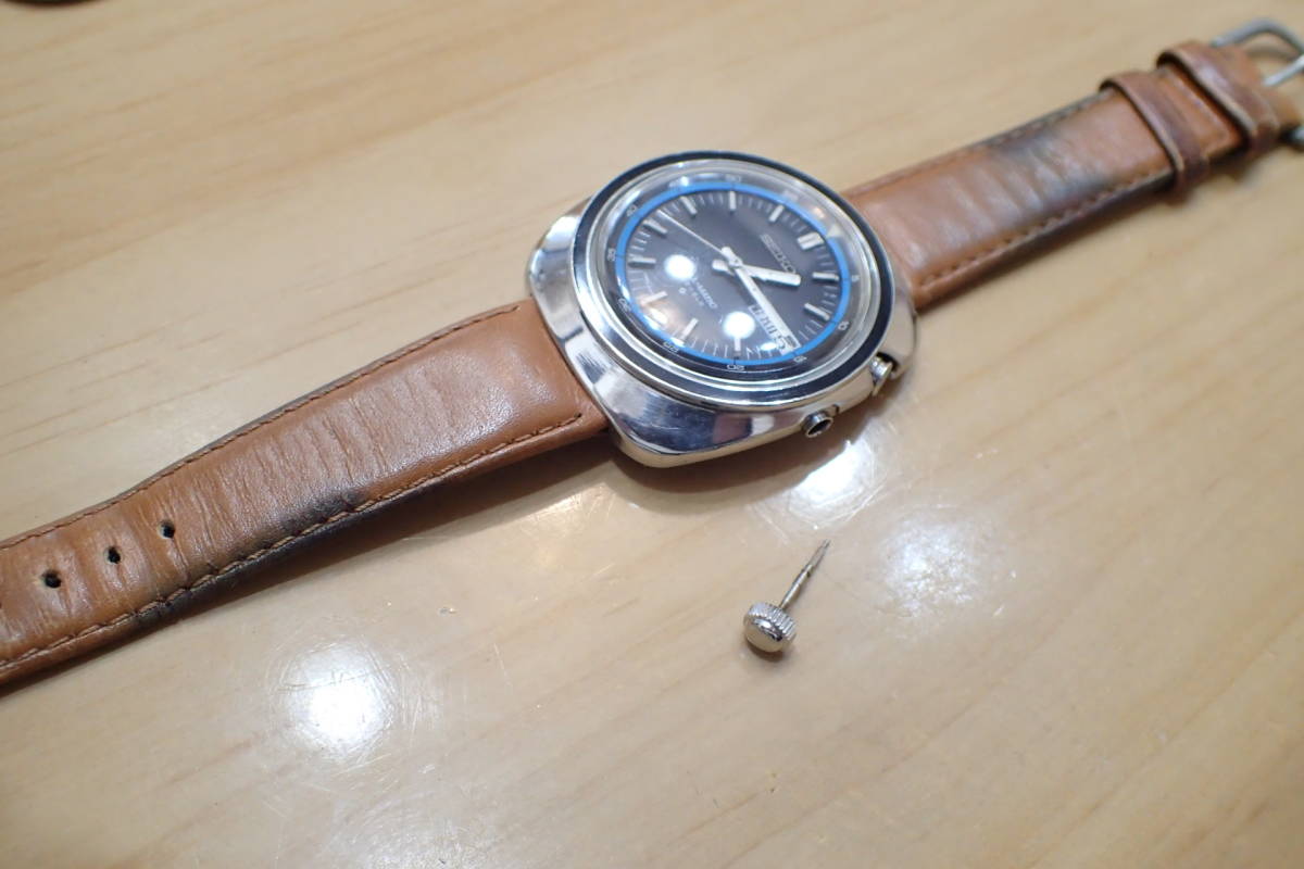 激レア/文字盤美品 OH歴あり◇セイコー/SEIKO ベルマチック/クッション