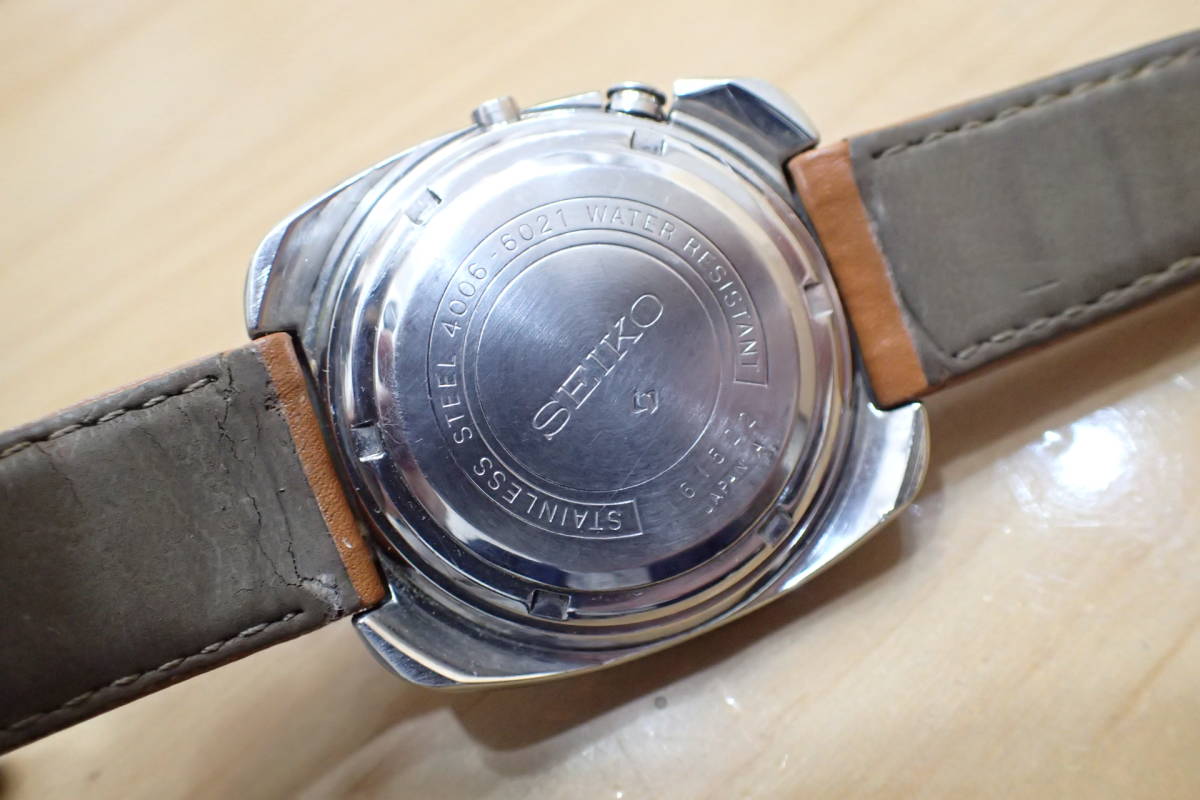 激レア/文字盤美品 OH歴あり◇セイコー/SEIKO ベルマチック/クッション