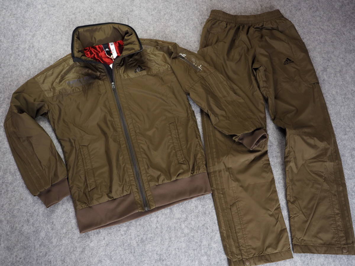 送料710円～◆新品/定価18678円◆adidas◆アディダス◆防風・保温性/CLIMASTORM◆24/7 ウインドブレーカー 上下SET◆オリーブ◆S