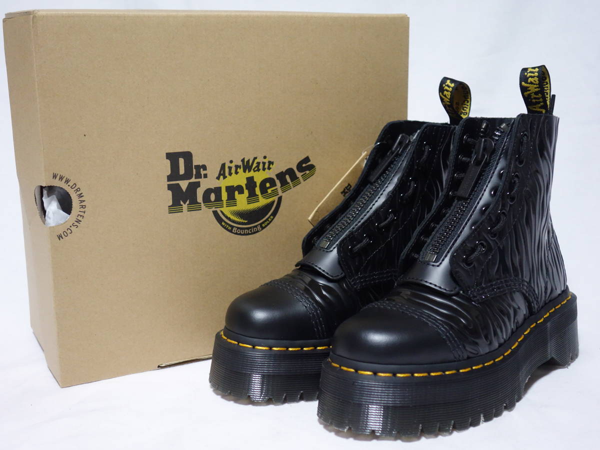 未使用 ドクターマーチン 未使用□Dr.Martens ドクターマーチン SINCLAIR ZEBRA EMBOSS