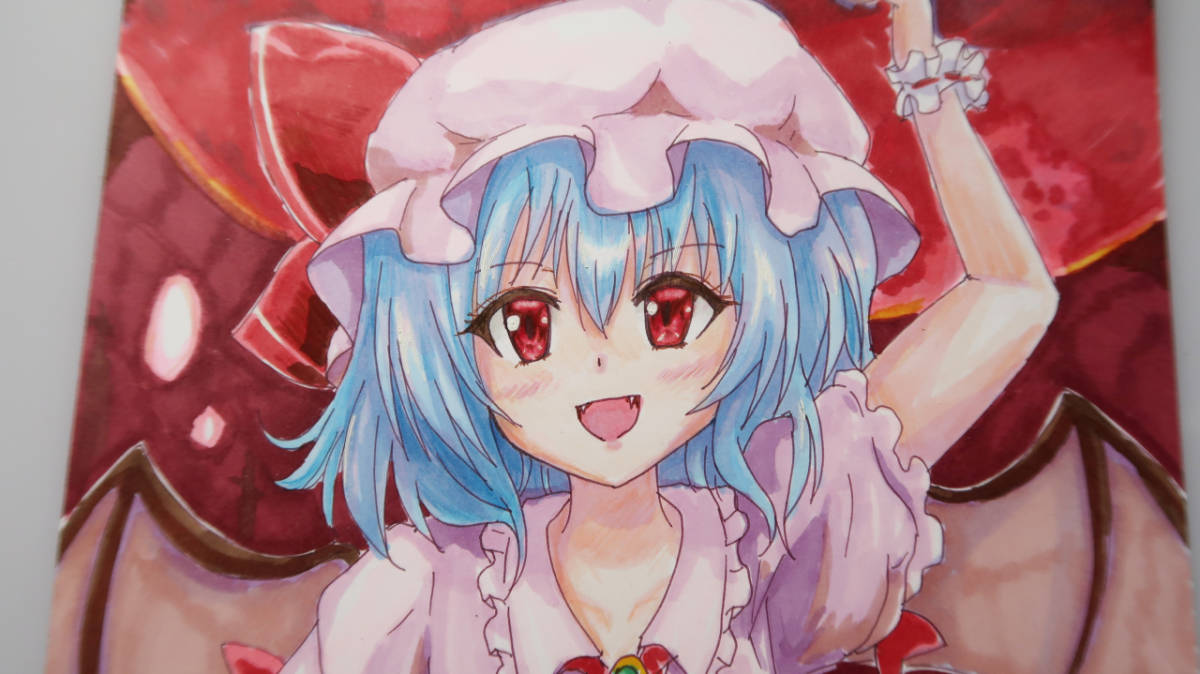 ◇手描きイラスト◇レミリア・スカーレット◇東方project(手描き