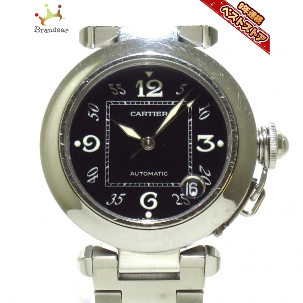 Cartier(カルティエ) 腕時計 パシャC W31043M7 レディース SS 黒
