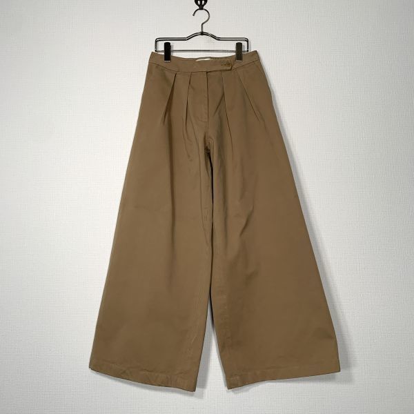 STUDIO NICHOLSON 17AW BINGO PANTS チノワイドパンツ ベージュ 定価5万円 0 スタジオニコルソン U2012014 
