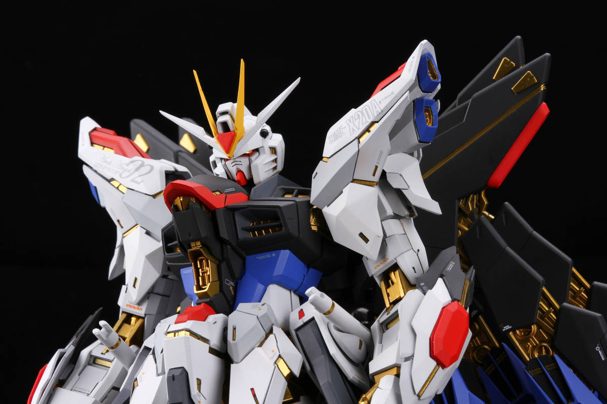 MG 1/100 ZGMF-X20A ストライクフリーダムガンダム 徹底改修塗装済み完成品_3