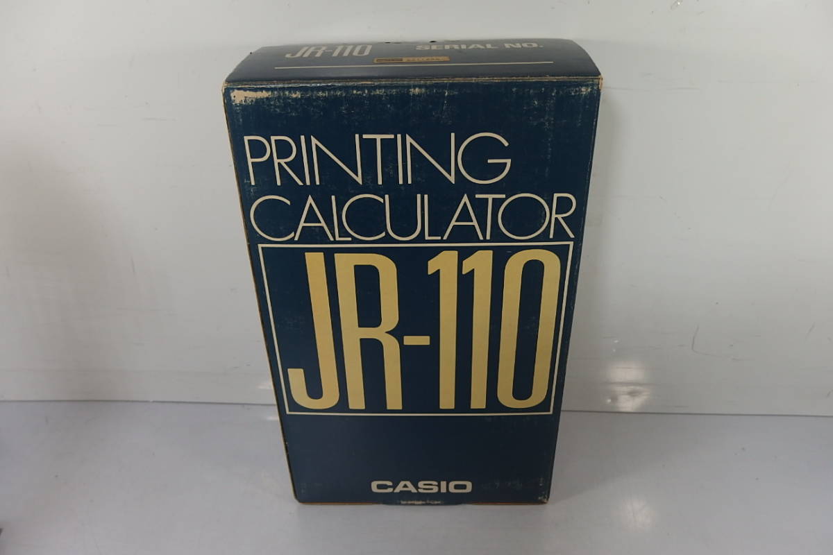 カシオ レトロCASIO JR-110 | ジャンク 当時物 電子式記録計算機