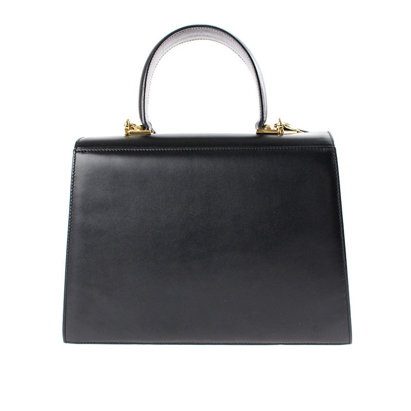 希少 サルヴァトーレ フェラガモ ガンチーニ ショルダーバッグ 保存袋付き 黒 未使用保管品 サルヴァトーレフェラガモ Salvatore Ferragamo