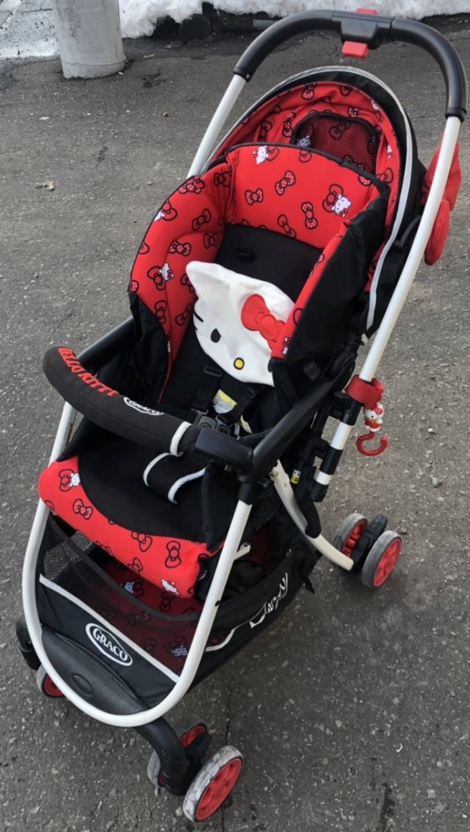 中古】GRACO ハローキティ ベビーカー Greco - ハローキティ
