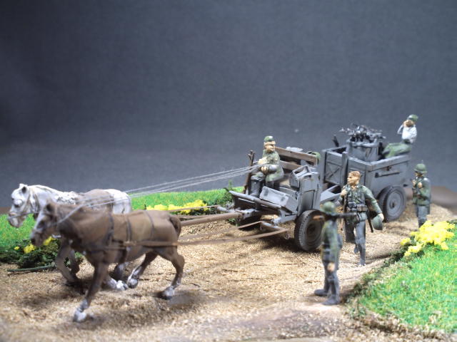 ドイツ軍用馬車(Type36)　1/72完成品　ACE