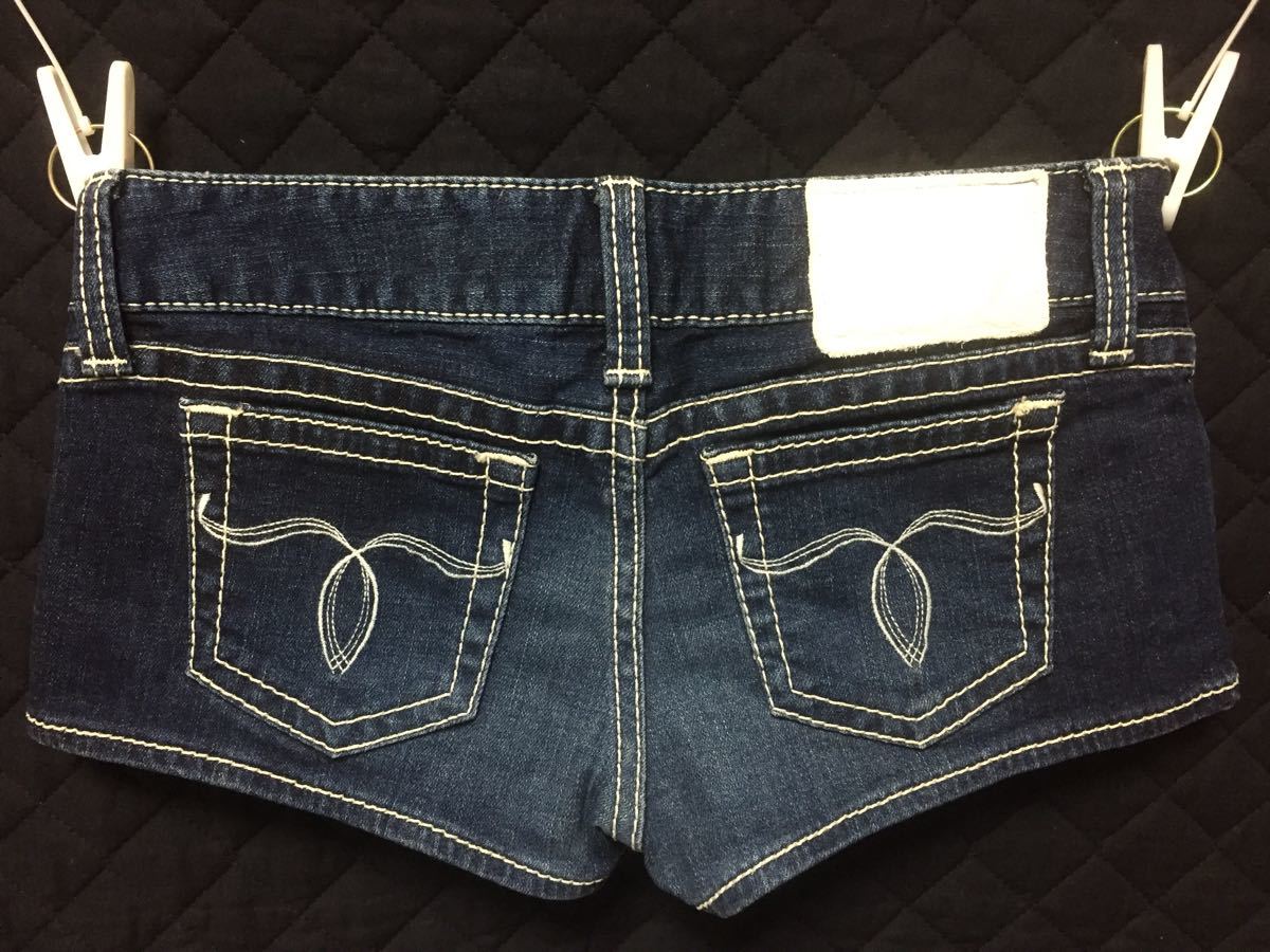 Moussy マウジー デニムショートパンツ 160 170cm ネイビーブルー ショートパンツ 売買されたオークション情報 Yahooの商品情報をアーカイブ公開 オークファン Aucfan Com