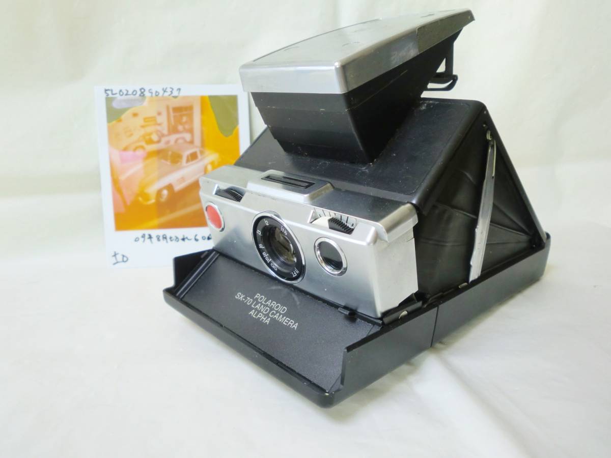 動作機能良整備後実写確認済 ポラロイドＳＸ７０モデル２黒 切替カスタム整備後実写済 ポラロイドSX70モデル2 裸黒