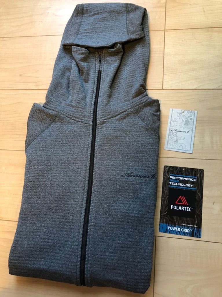 answer4 Power 苦かっ Grid Full-Zip Hoodie L