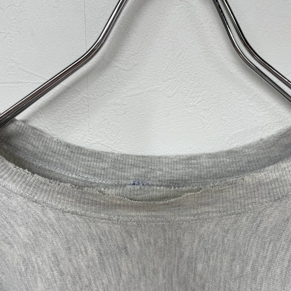 ◆ [訳あり] 90s USA製 NYU チャンピオン リバースウィーブ スウェット グレー sizeXL champion reverse weave gray ◆ Champion リバースウィーブ チャンピオン U ネイビー リバース