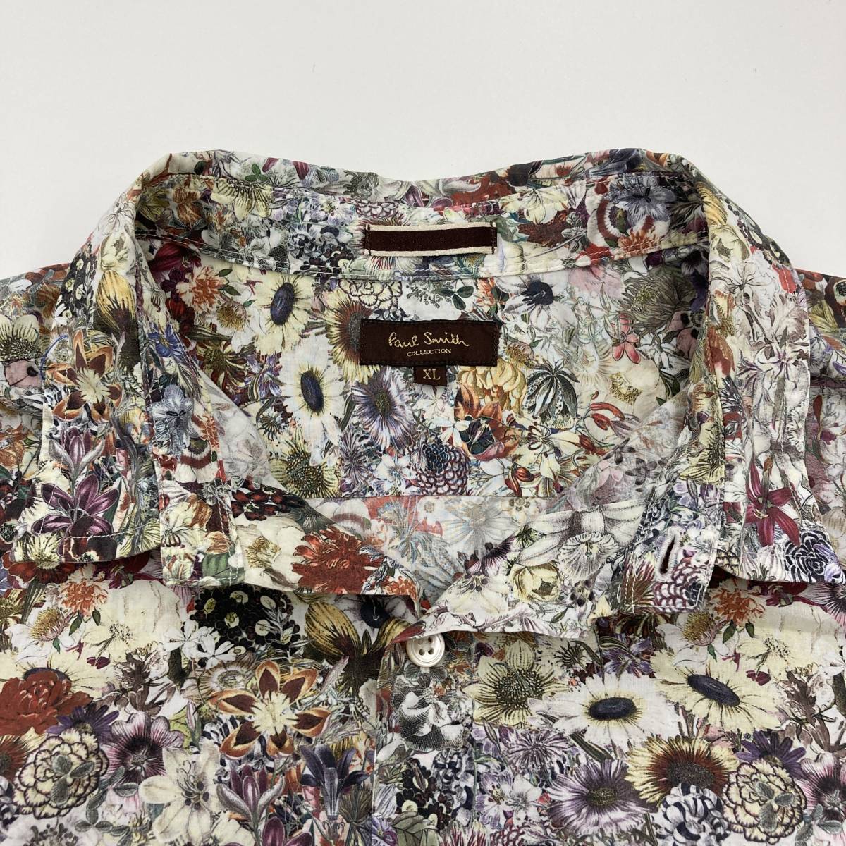 Paul Smith 花柄 長袖シャツ COLLECTION ポールスミス コレクション XL 