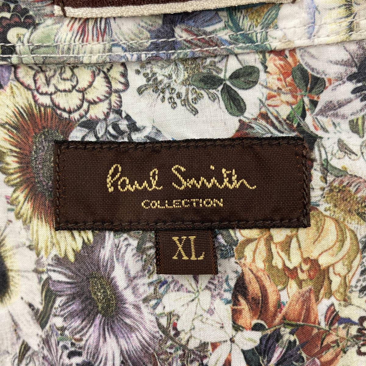 Paul Smith COLLECTION 長袖シャツ 花柄 L Paul Smith 花柄 長袖シャツ COLLECTION ポールスミス コレクション XL