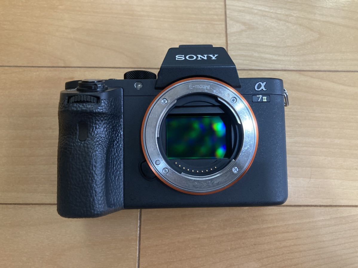 【中古:AB】美品 SONY ILCE-7M2 α7ii ソニー ボディ カメラのキタムラ保証2022年5月まで残あり 箱あり バッテリー4点(純正2+互換品2)_2