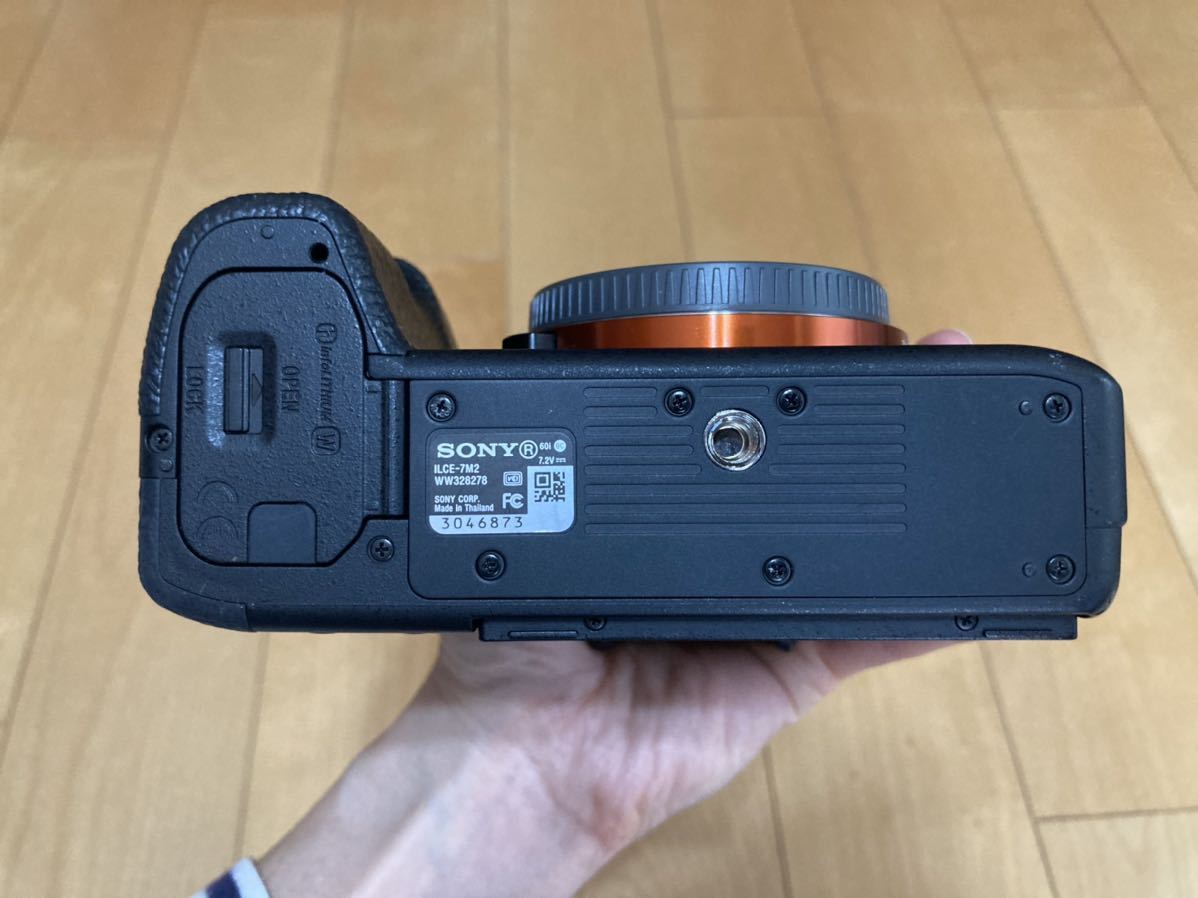 【中古:AB】美品 SONY ILCE-7M2 α7ii ソニー ボディ カメラのキタムラ保証2022年5月まで残あり 箱あり バッテリー4点(純正2+互換品2)_6