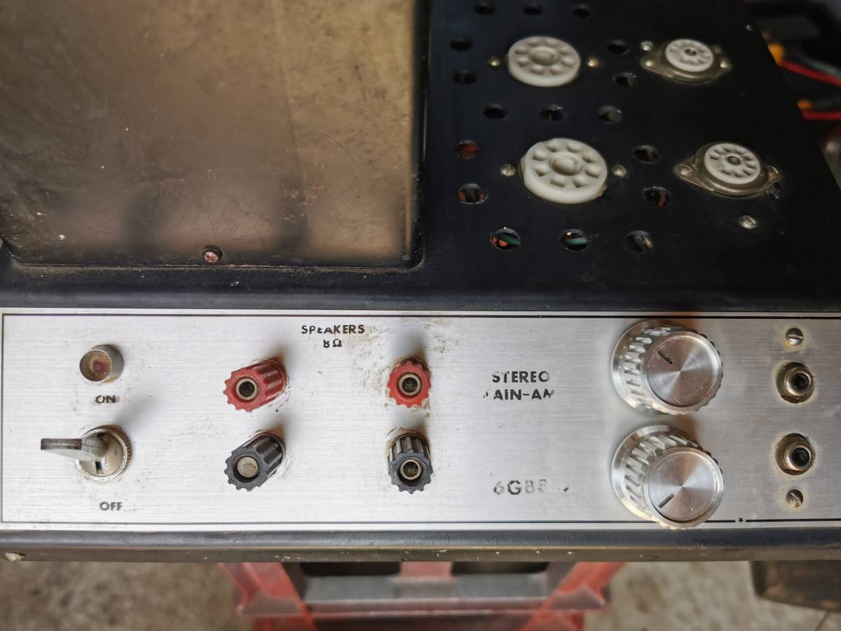 6GB8 真空管アンプ 真空管無し ジャンク 真空管 東芝 6G-B8(6GB8