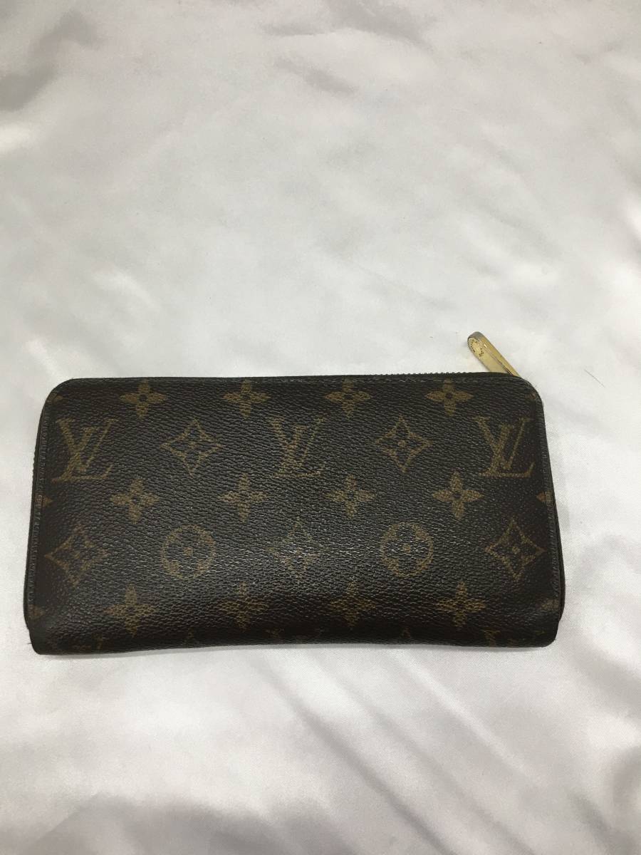 LOUIS VUITTON ダミエ 長財布 ジッピーウォレット「ジャンク品」 LOUIS