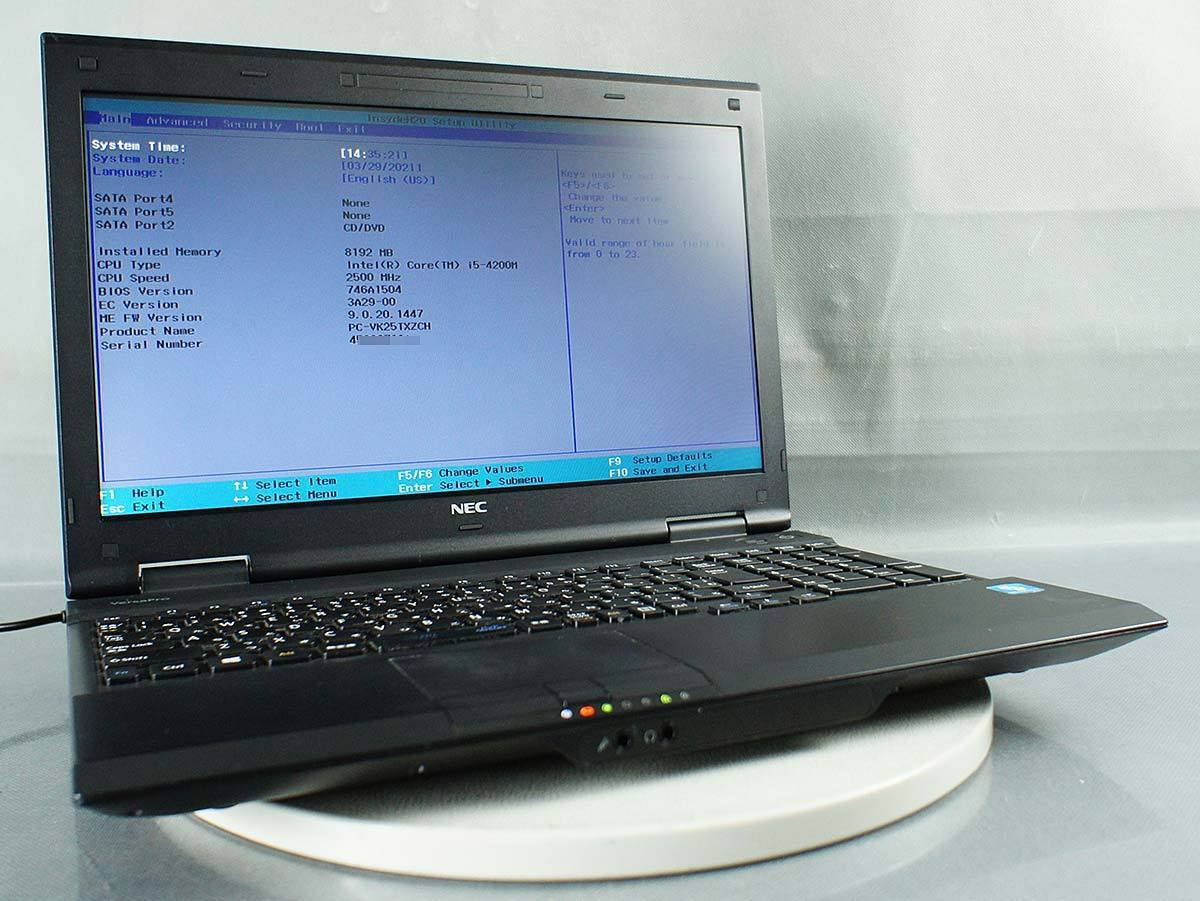 テンキー 15 6インチ Os無し Nec Versapro Vk25t Xh Pc Vk25txzch Core I5 40m メモリ8gb Hdd無 Windows ノート Pc パソコン Sk 15インチ 売買されたオークション情報 Yahooの商品情報をアーカイブ公開 オークファン Aucfan Com