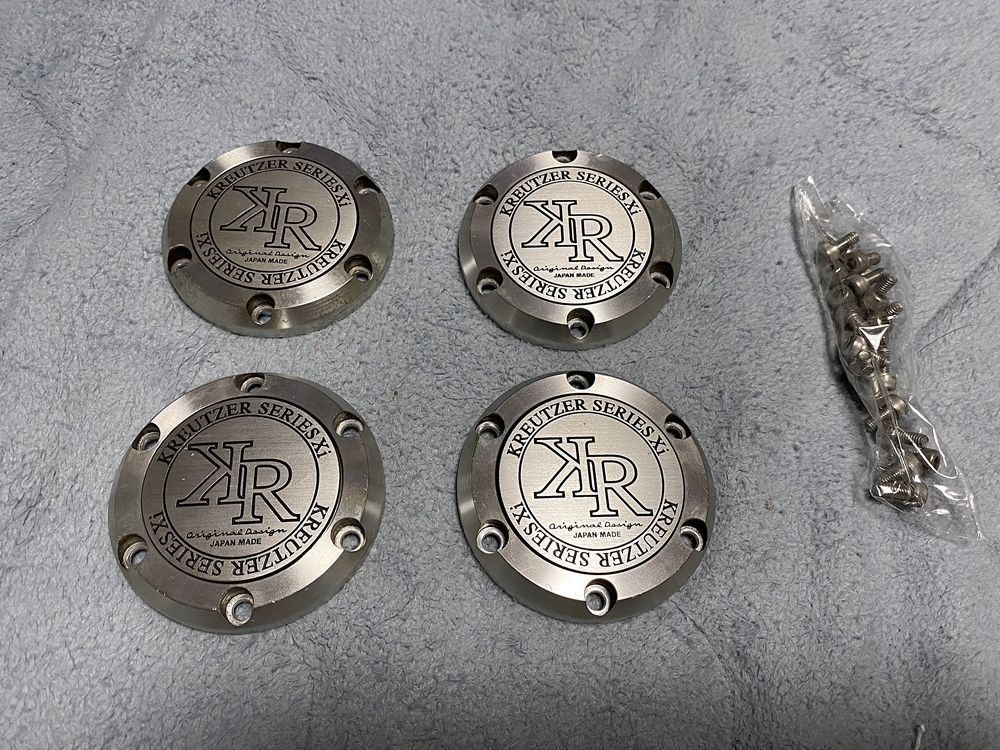 YOKOHAMA KREUTZER SERIES Xi センターキャップ 4枚 中古 ヨコハマ 