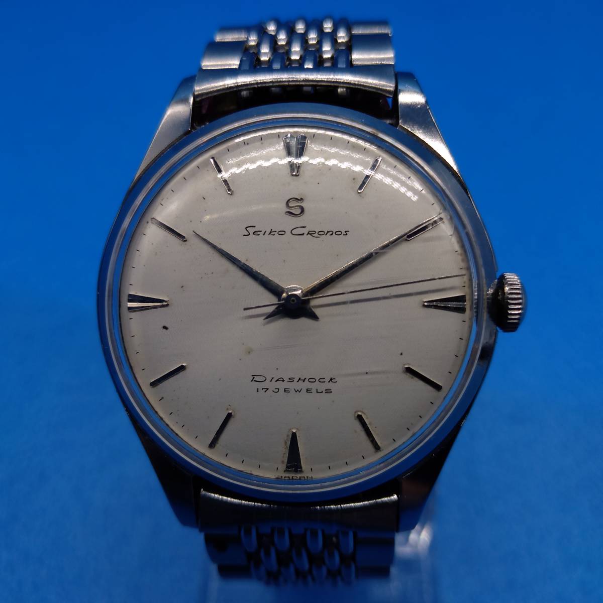 セイコークロノス SEIKO CRONOS 手巻機械式腕時計 17石 セイコー 
