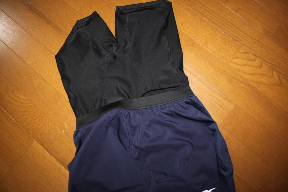 リーボック メンズL 紺 インナー付きランニングパンツ エッセンシャルズ ツーインワン ショーツ FU1339(ジャージ)｜売買されたオークション情報、yahooの商品情報をアーカイブ公開  - オークファン（aucfan.com）