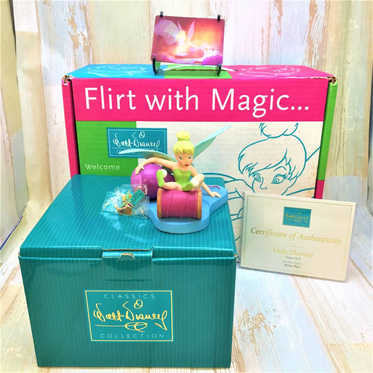 純正売り レア☆WDCC ピーターパン Peter Pan Tinker ティンカーベル