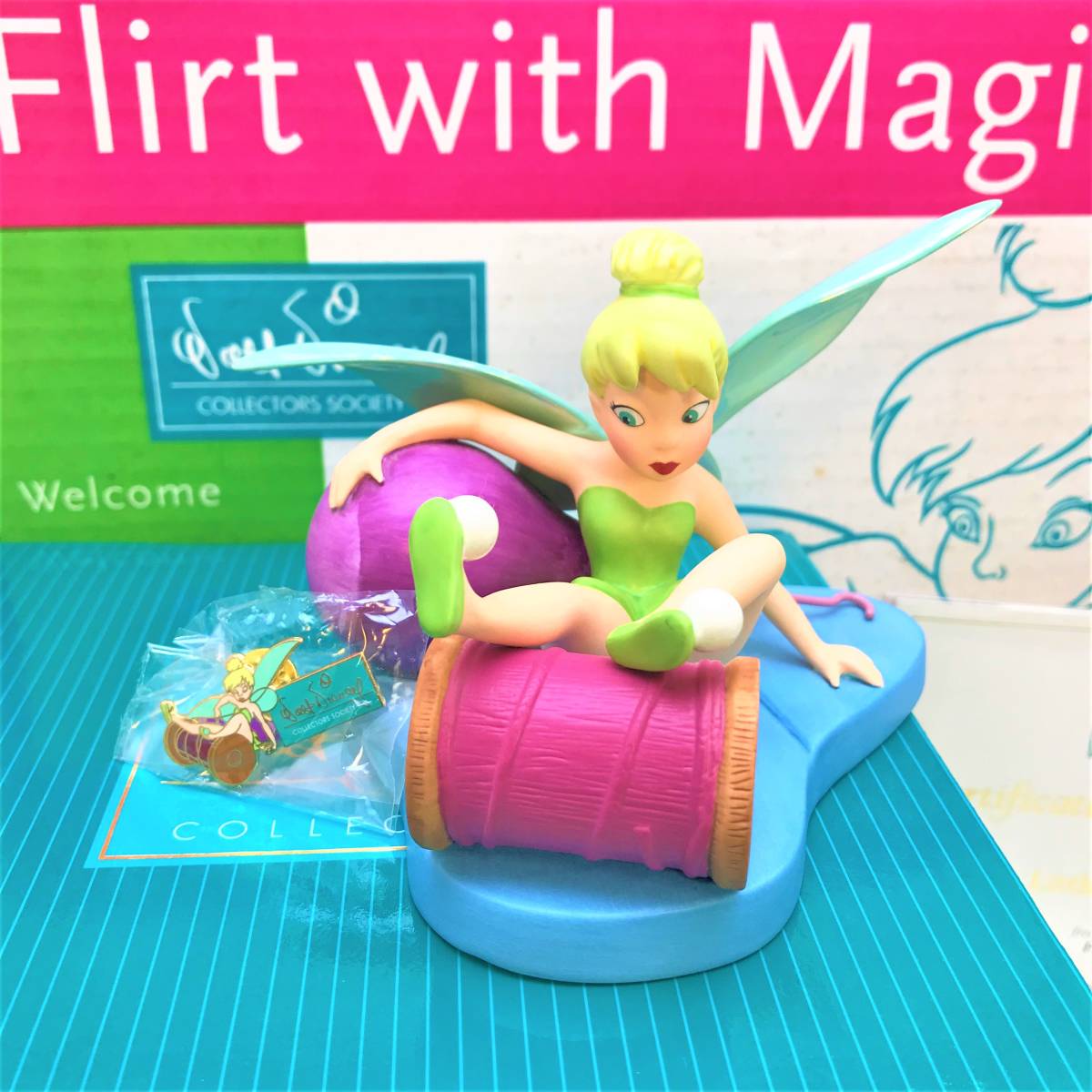 純正売り レア☆WDCC ピーターパン Peter Pan Tinker ティンカーベル