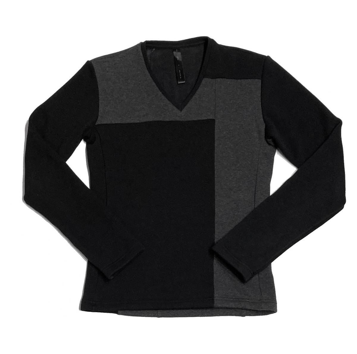 数回着 定価1.5万 送料無料】wjk boa-cotton stairs switching V/N L/S 