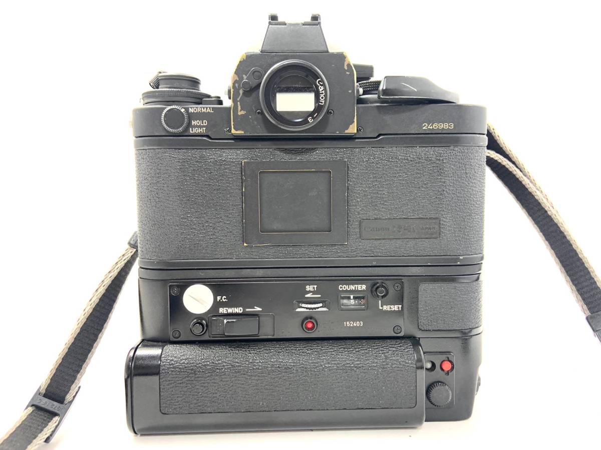 キャノンF-1 モータードライブ、AEファインダーFN付き キヤノン Canon