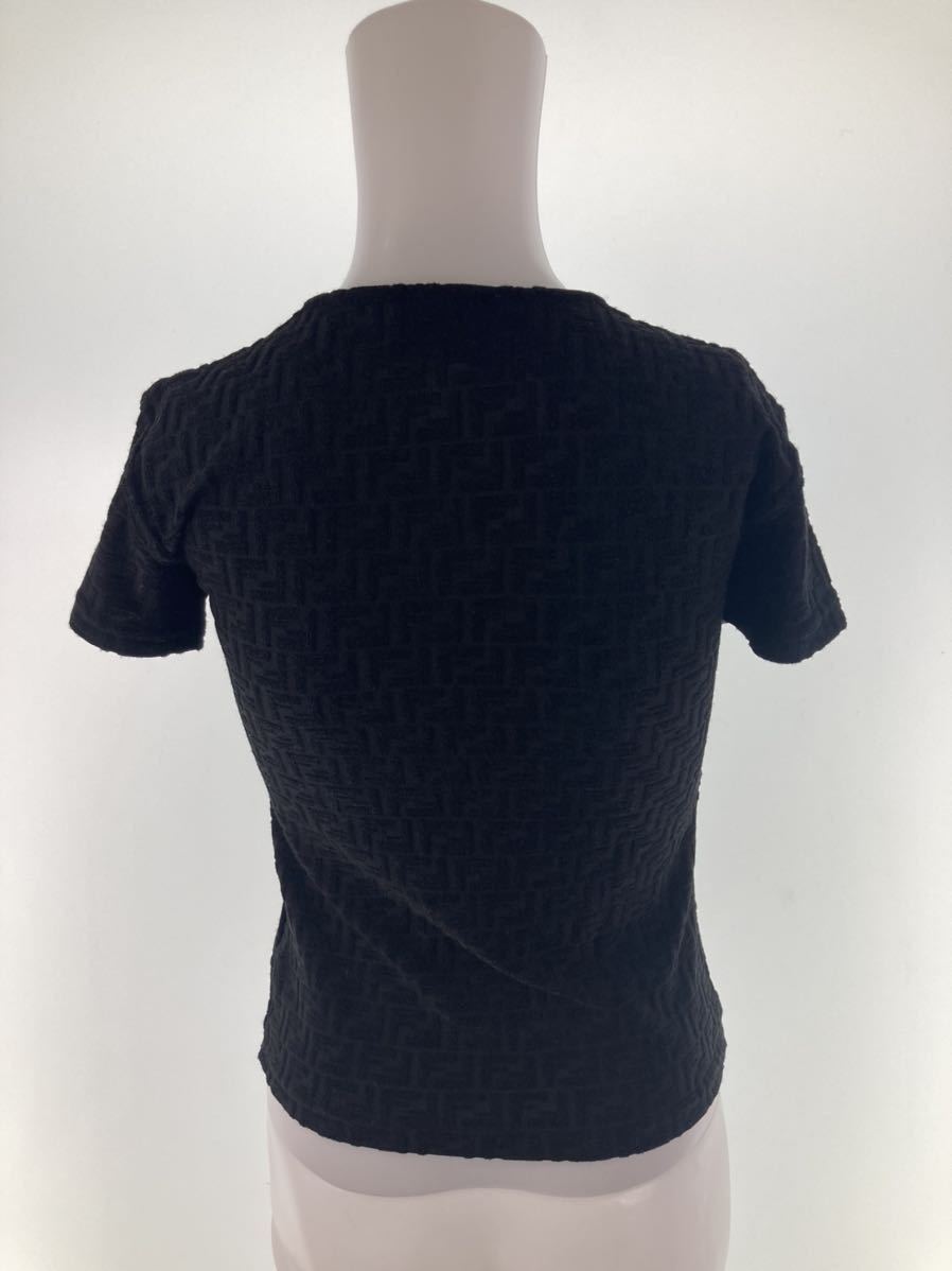 FENDI フェンディ ズッカ柄　半袖トップス FENDI ズッカ柄 フェンディ 半袖 パイル生地 Tシャツ - ポロシャツ