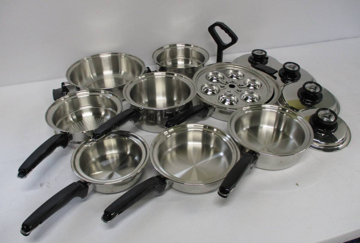 片手鍋 クックベスト Cook Best 鍋セット IH 蒸し鍋等 両手鍋 未使用 