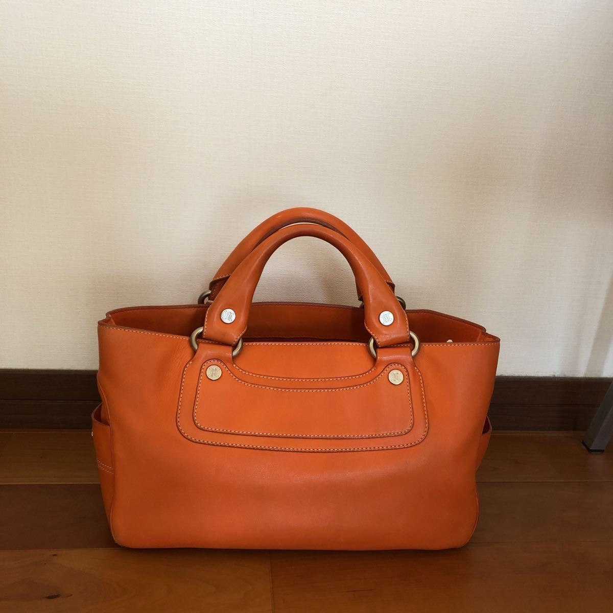 CELINE セリーヌ ブギー バッグ ＜レザー＞オレンジ 美品 【公式通販】