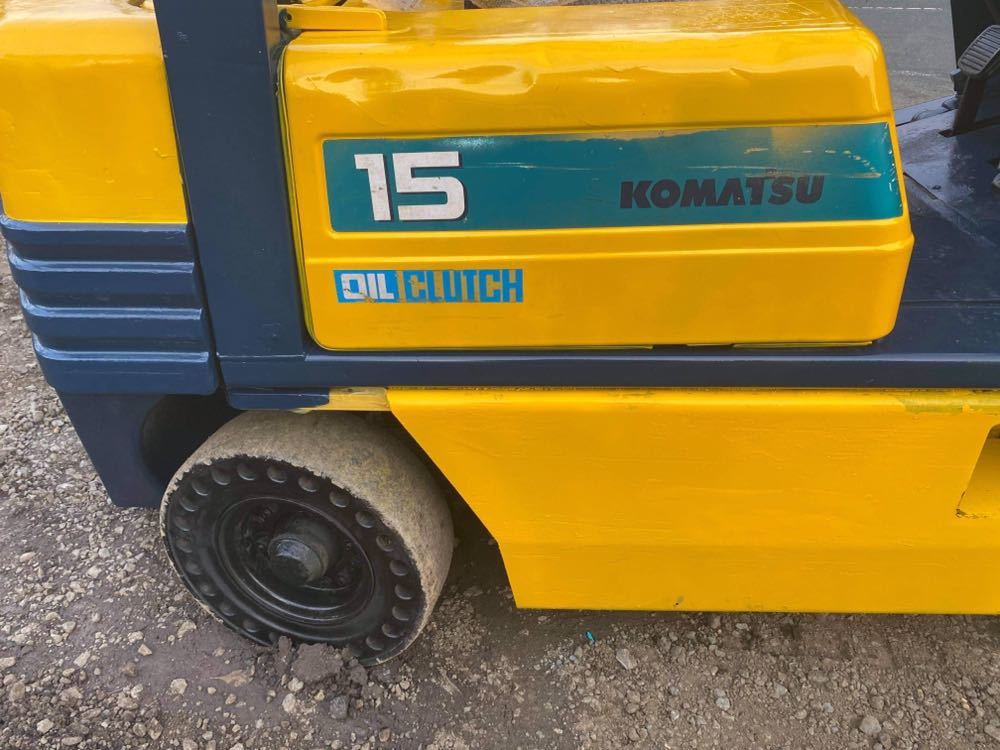 小松 KOMATSU フォークリフト FG15-15 ガソリンエンジン 最大荷1500kg