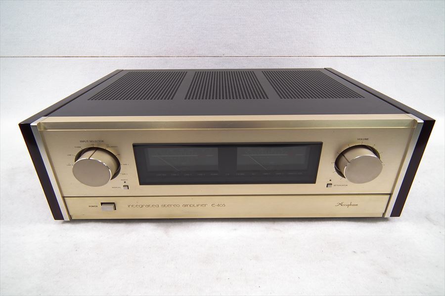 □ Accuphase アキュフェーズ E-405 プリメインアンプ 取扱説明書有り