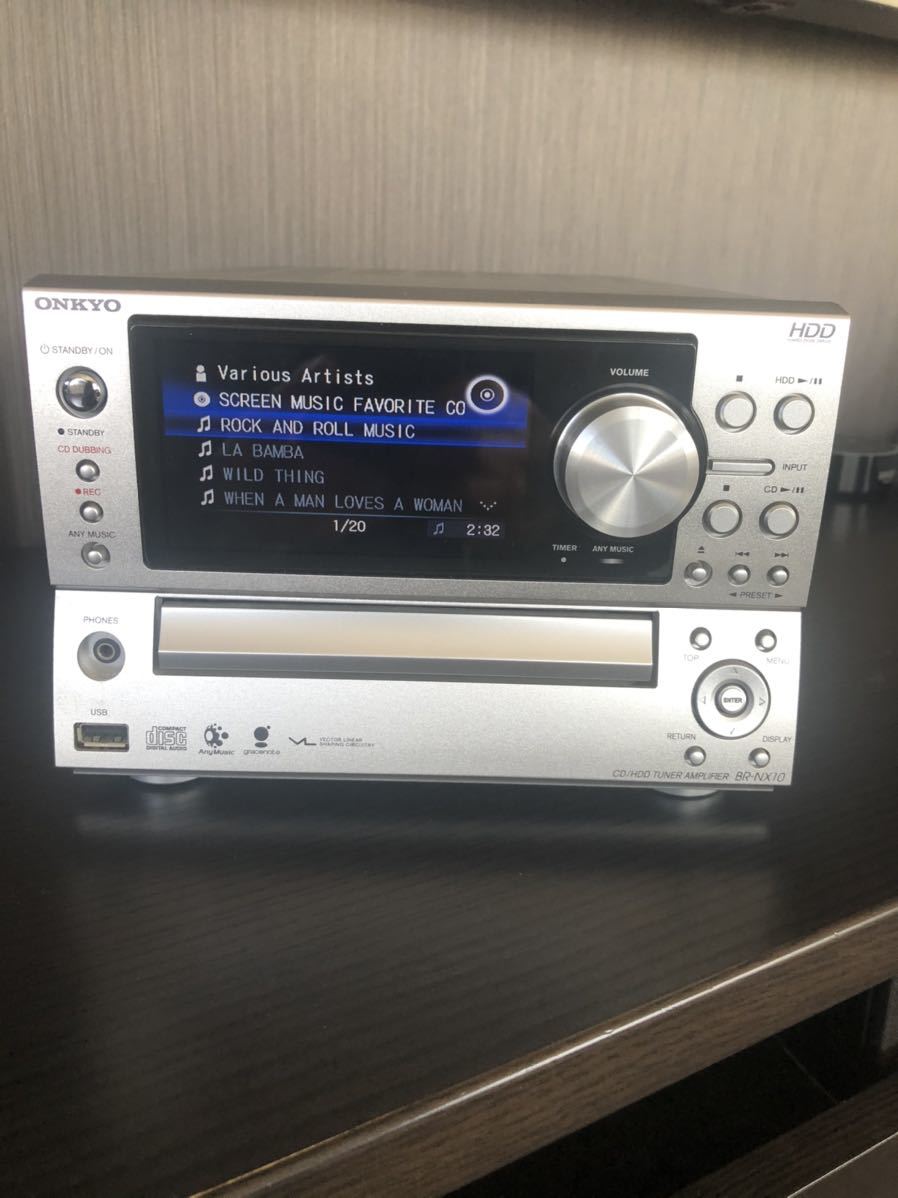 ONKYO アンプ BR-NX10 CD/HDD TUNER AMPLIFIER 【公式通販】