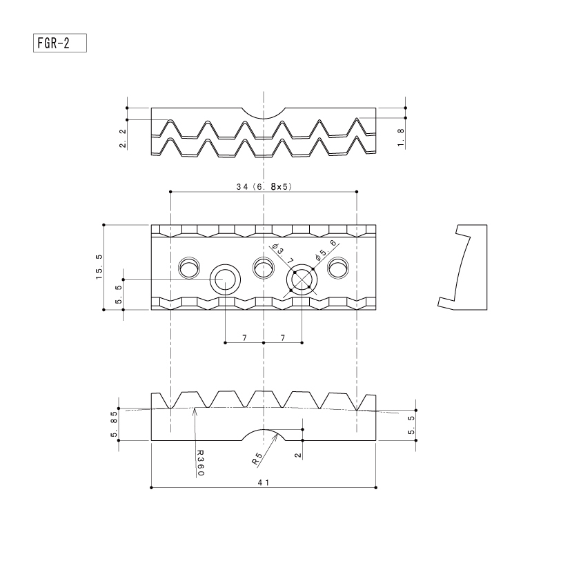 ★ゴトー製トレモロブリッジ　GE1996T & FGR-2G (ゴールド)　ロックナットセット新品!!
