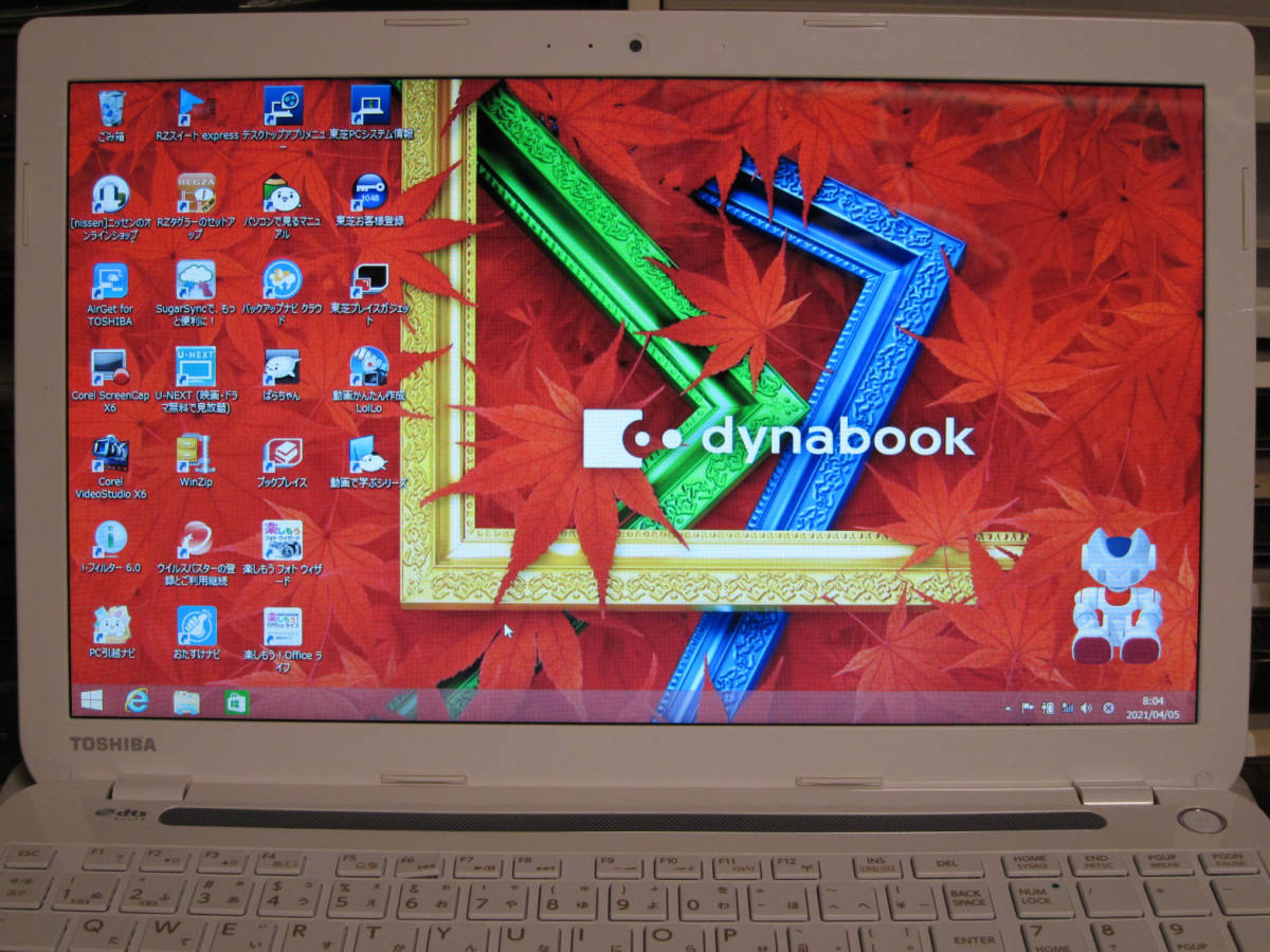 dynabook T554/45KW i3-4005U/750GB/HDDリカバリ内臓/難有り Core