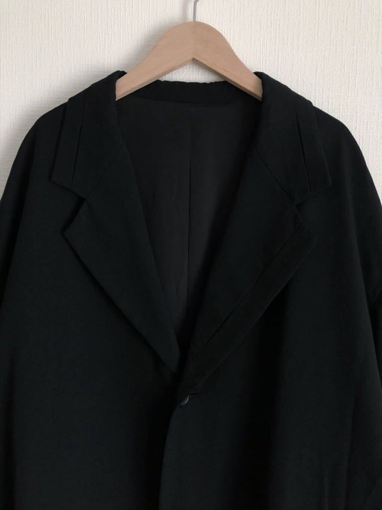 Y's for men ウールギャバジン オーバーサイズ ロングコート 4