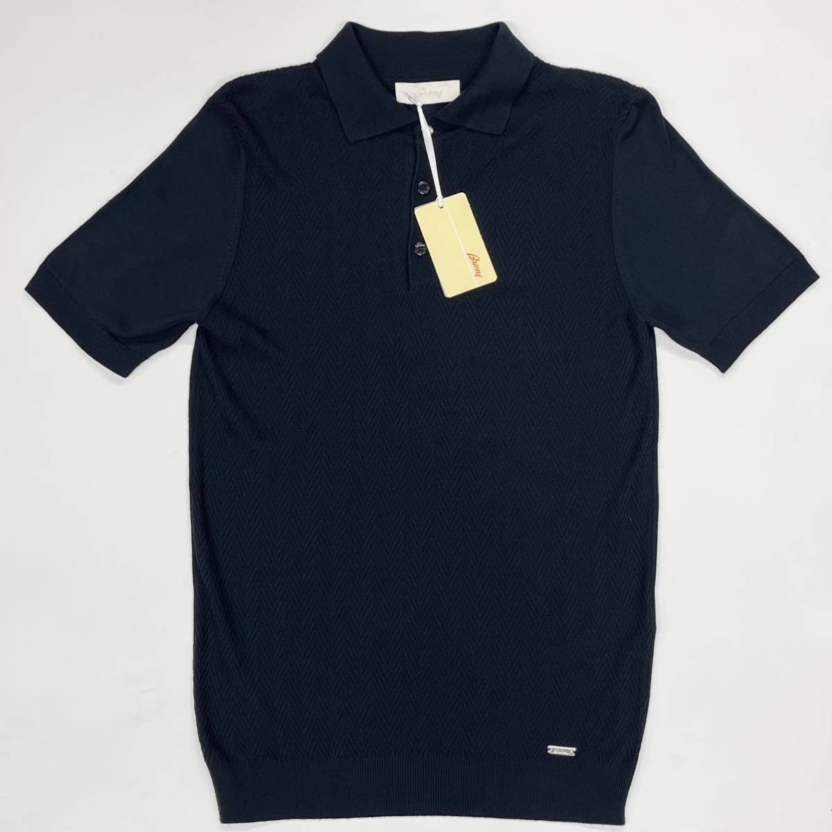 未使用 新品 BRIONI ブリオーニ ショートスリーブ ポロシャツ ブラック 