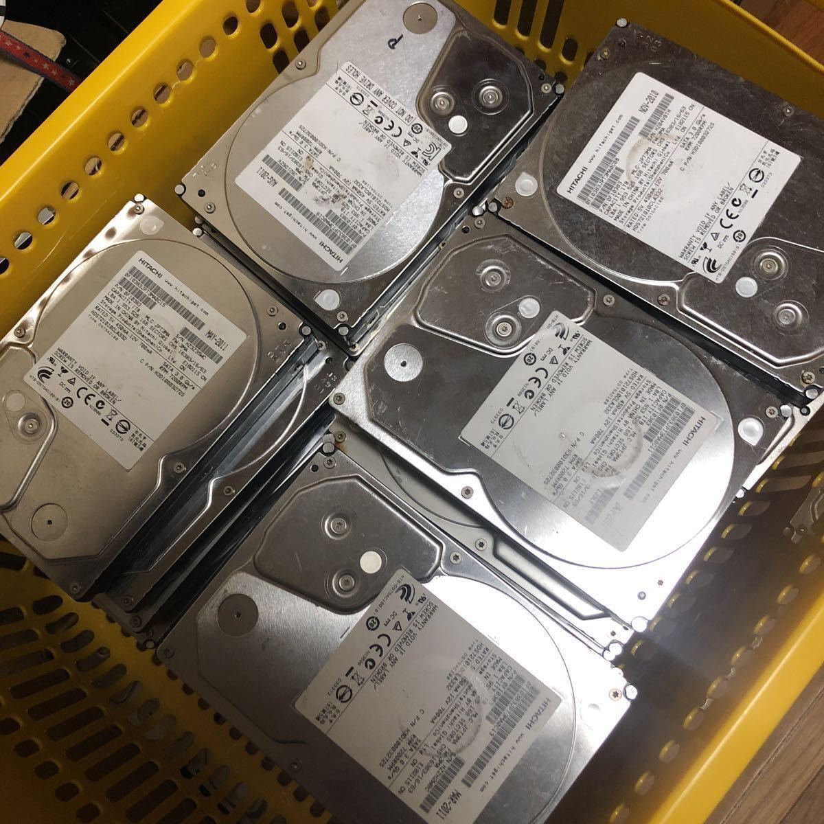 （動作保証/10台セット）HITACHI 3.5インチ内蔵ハードディスク/1000GB/1TB SATA 接続 「CrystalDiskInfo」にて正常品 （2）