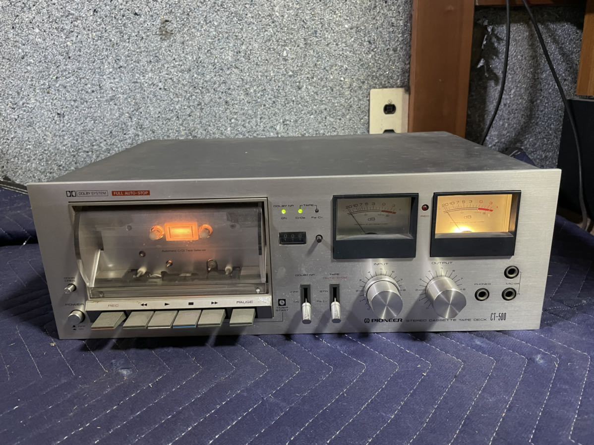 Pioneer カセットデッキ CT-500 CT-500 カセットデッキ 【公式通販】